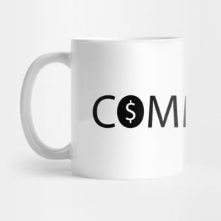 Commerce typographic logo design Mug